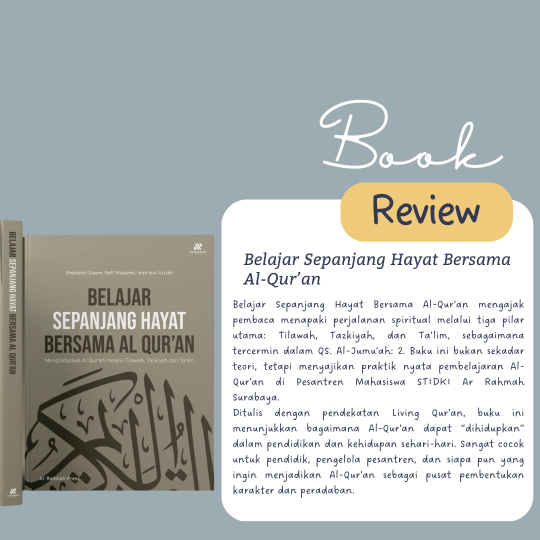 Telah terbit "Belajar Sepanjang Hayat Bersama Al-Qur’an"